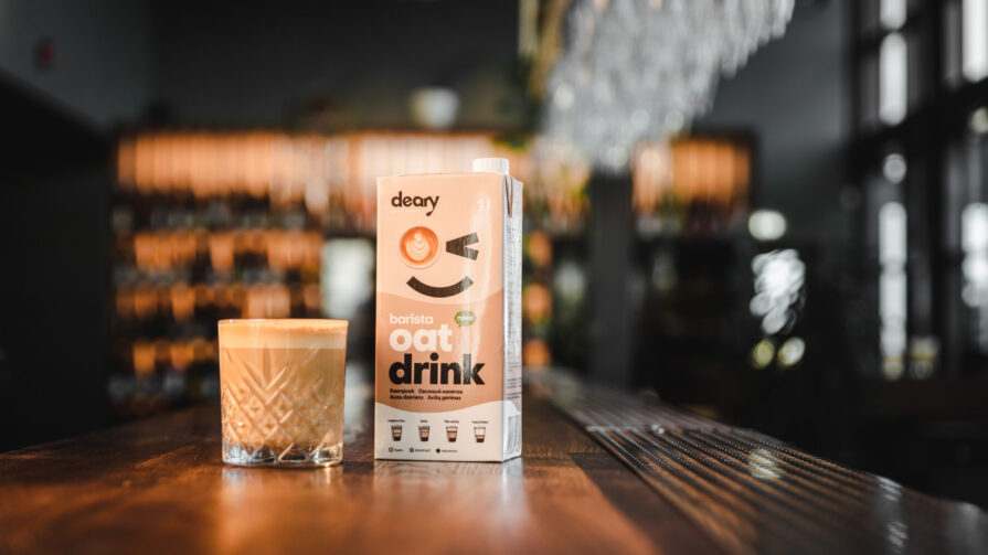 Social media campaign content for Deary Barista Oat